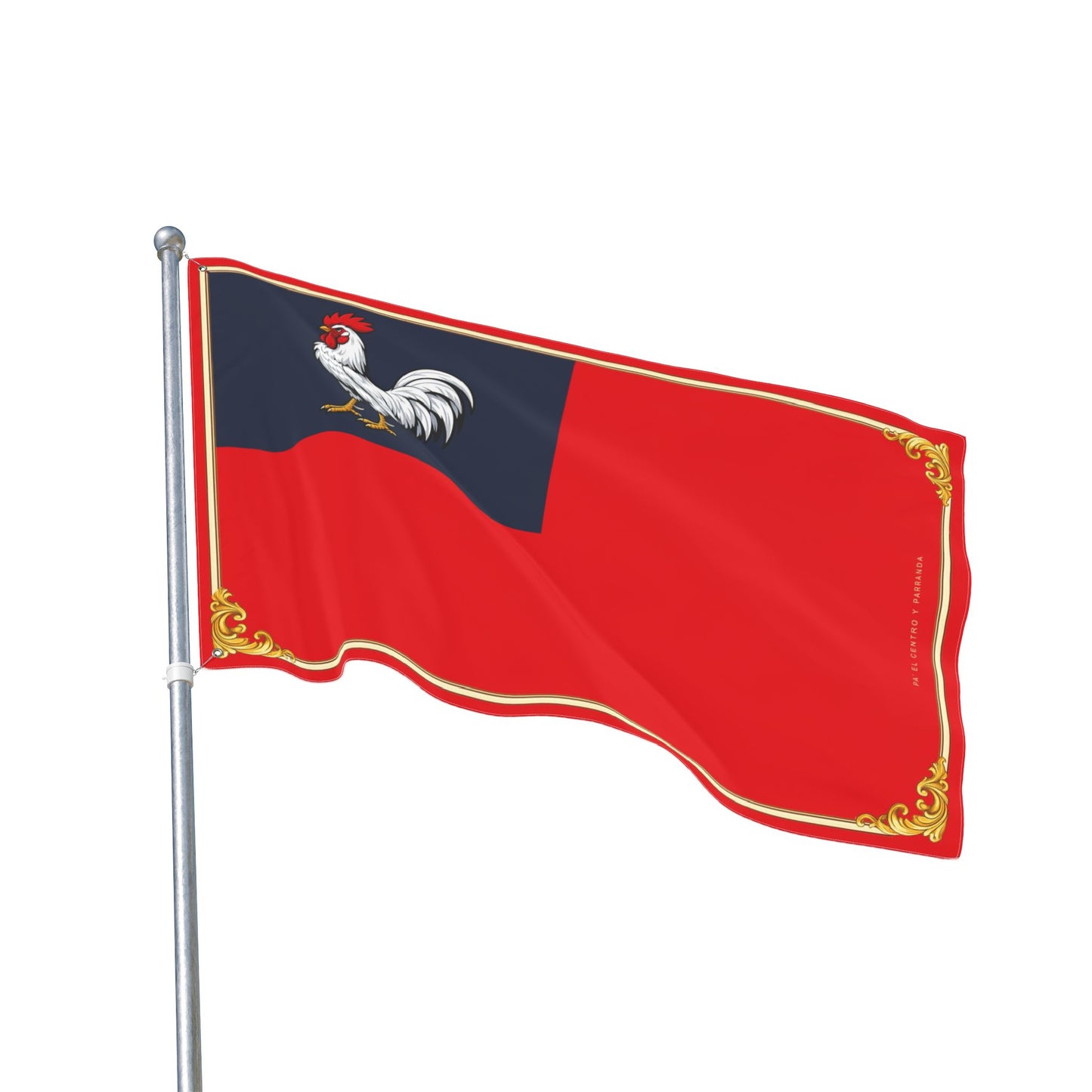 San Salvador, Remedios. Double Sided Flag.
