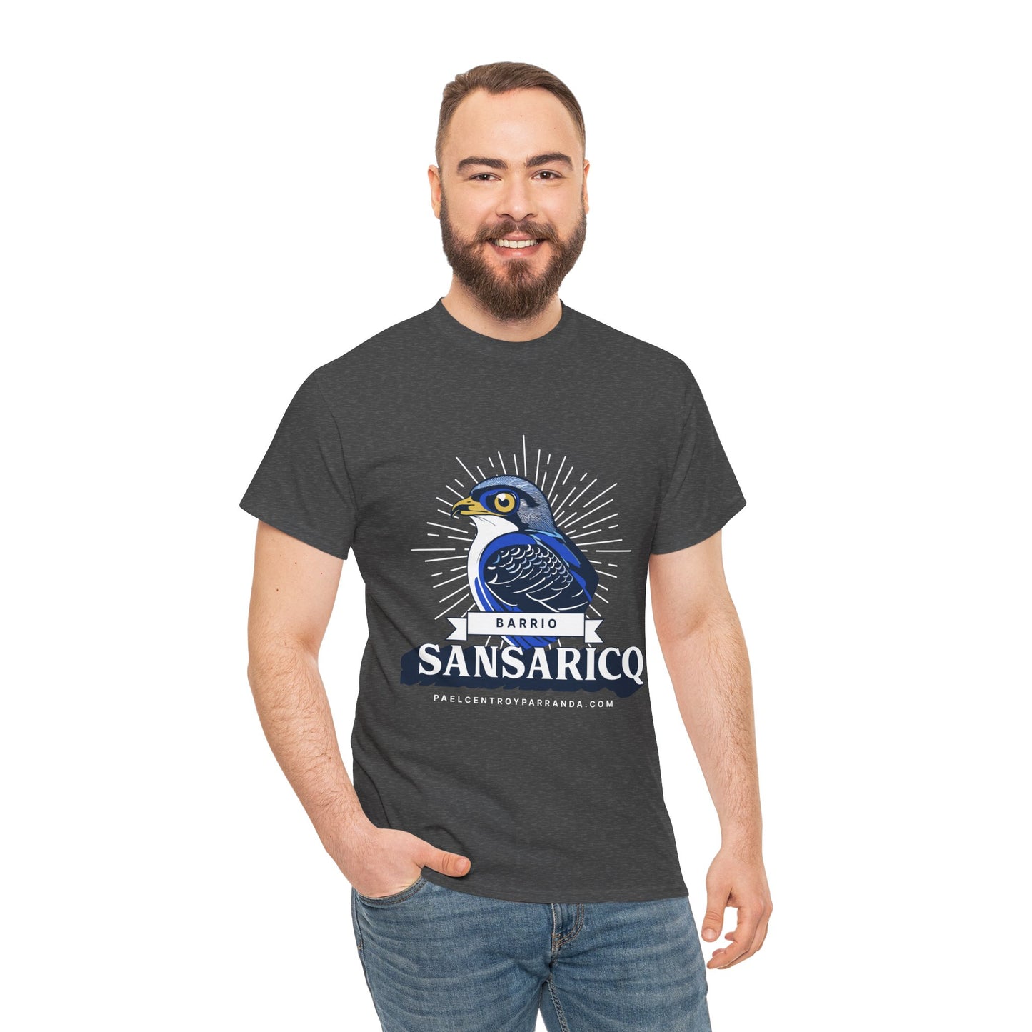 Sansaricq, Yaguajay. Unisex Heavy Cotton Tee