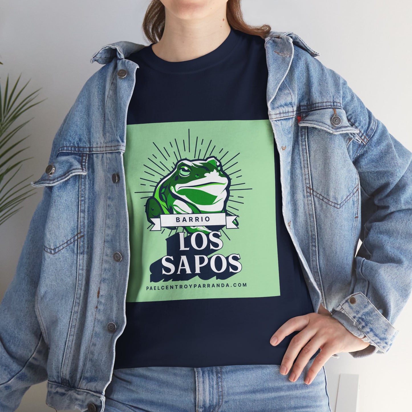 Los Sapos, Calabazar de Sagua. Unisex Heavy Cotton Tee