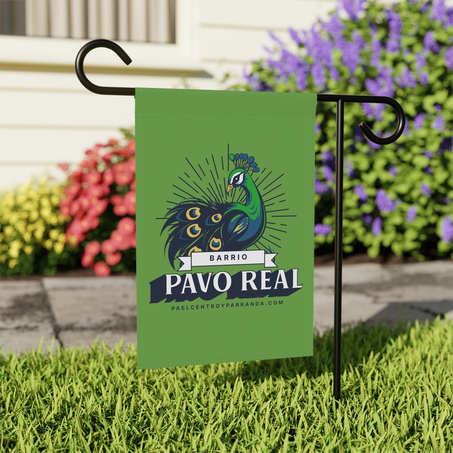 Pavo Real, El Santo. Garden & House Banner