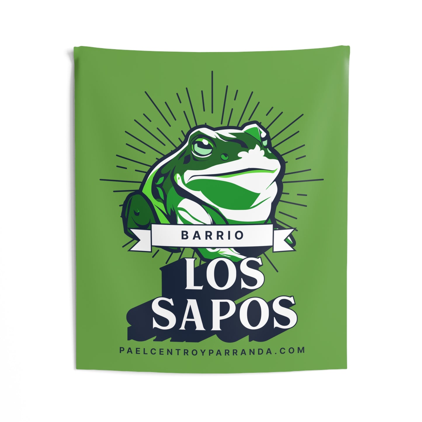 Los Sapos, Calabazar de Sagua. Vertical. Indoor Wall Tapestries