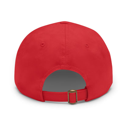 El Gallo, Chambas. Dad Hat with Leather Patch (Round)