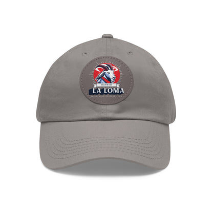 La Loma, Zulueta. Dad Hat with Leather Patch (Round)