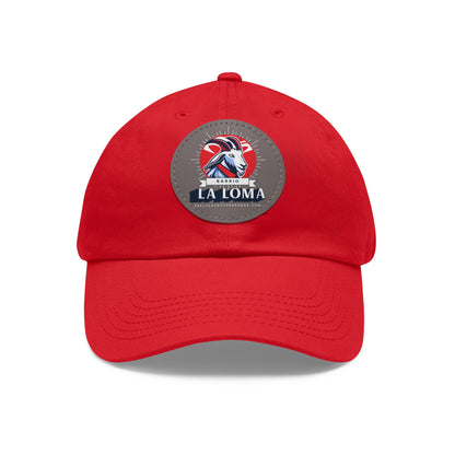 La Loma, Zulueta. Dad Hat with Leather Patch (Round)