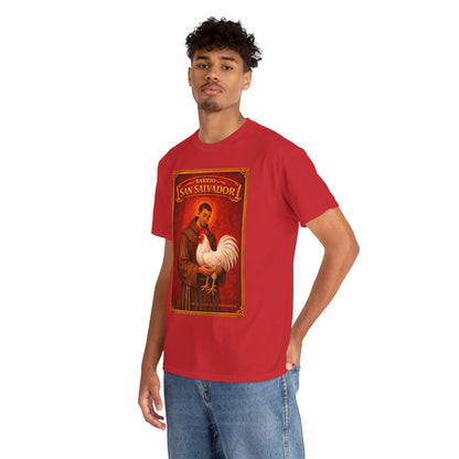 San Salvador, Remedios. Vintage Saint T-Shirt — "Directiva" Back Print