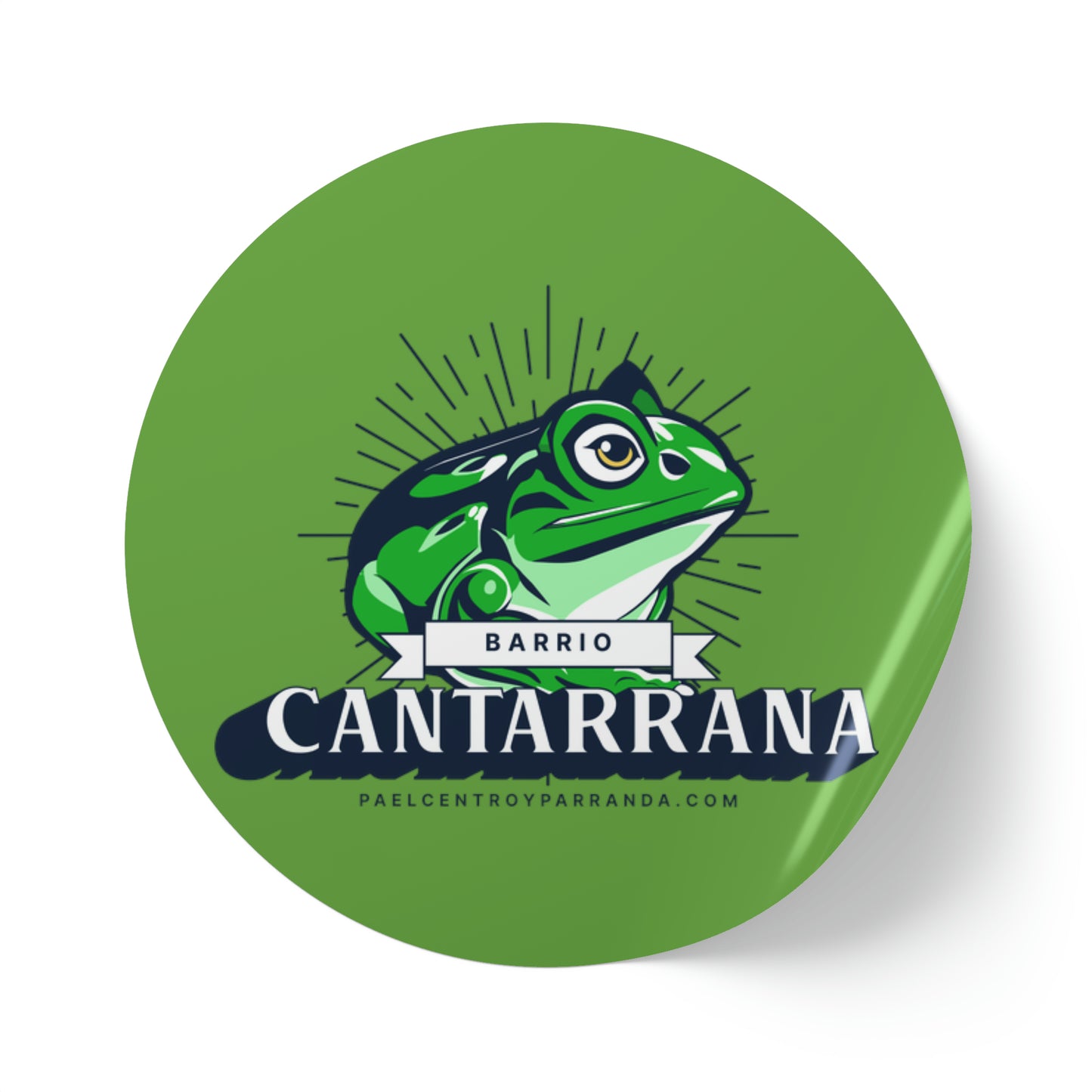 Cantarrana, Guayos. Round Sticker Label Rolls