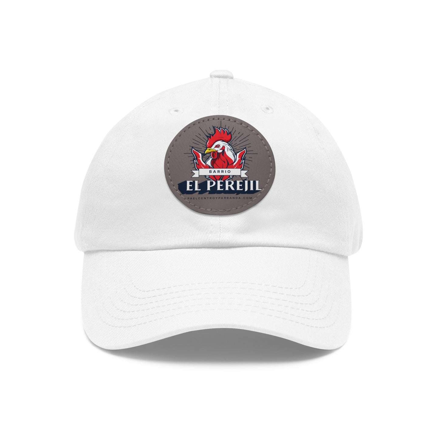 El Perejil, Quemado de Guines. Dad Hat with Leather Patch (Round)