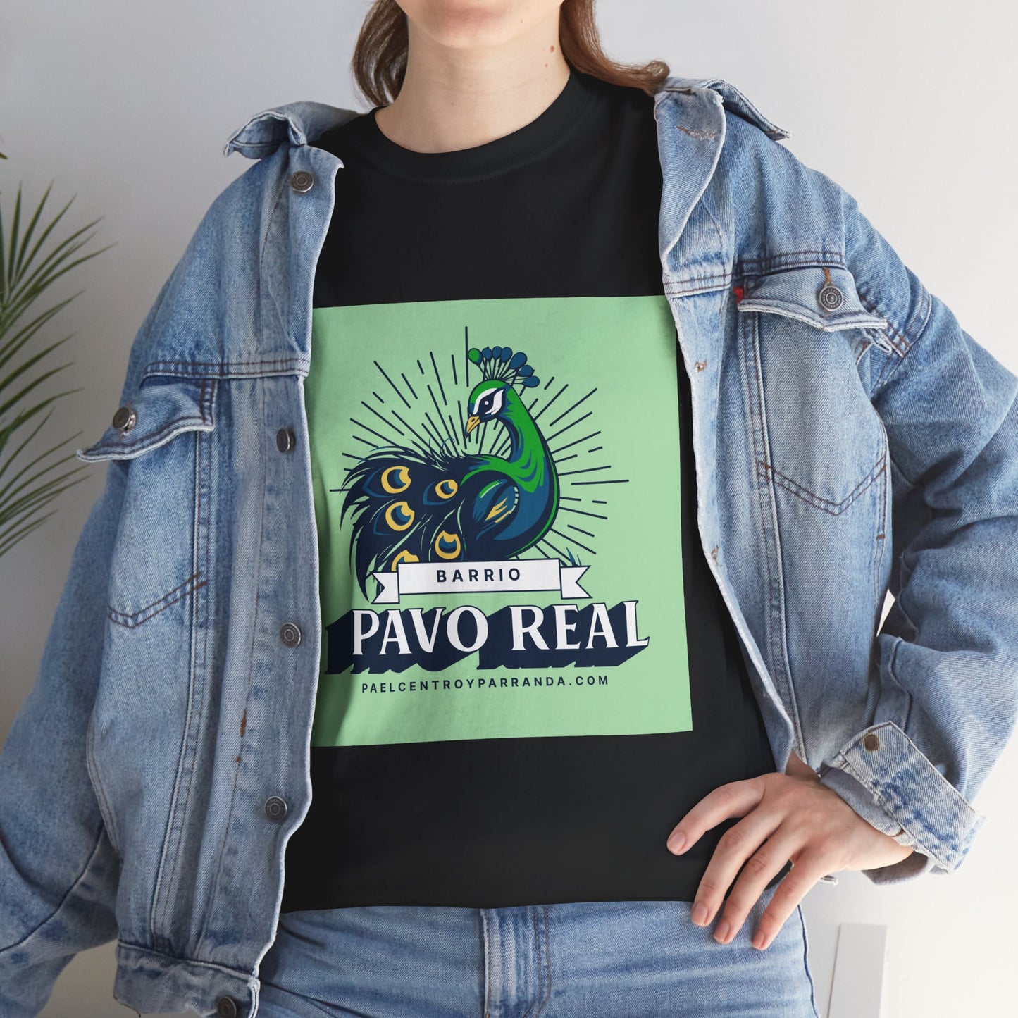 Pavo Real, El Santo. Unisex Heavy Cotton Tee