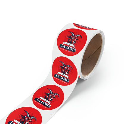 La Loma, Guayos. Round Sticker Label Rolls