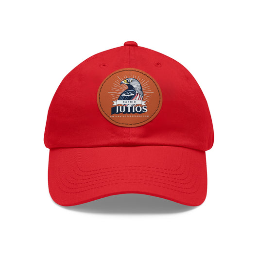 Jutíos, Vueltas. Dad Hat with Leather Patch (Round)