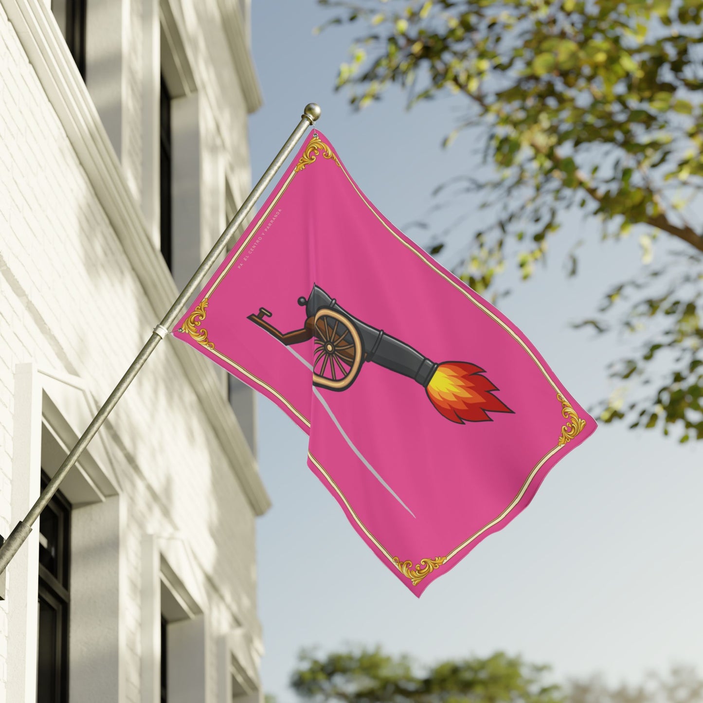 El Carmen, Remedios. Home Decor, Outdoor Flag Artilleros.