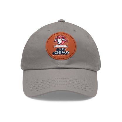 Los Chivos, Encrucijada. Dad Hat with Leather Patch (Round)