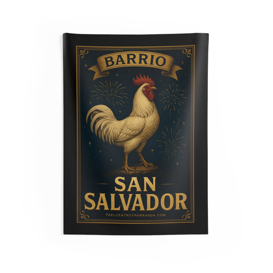 San Salvador, Remedios.  Rooster Wall Tapestry