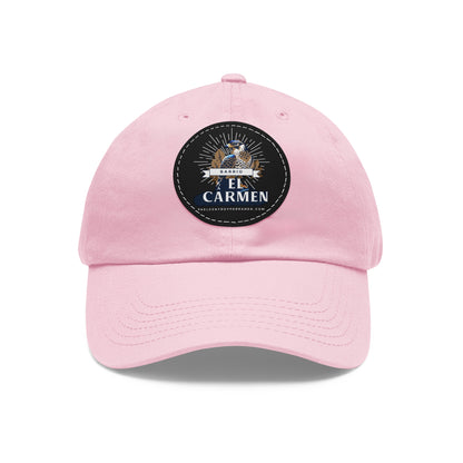 El Carmen, Remedios. Dad Hat with Leather Patch (Round)
