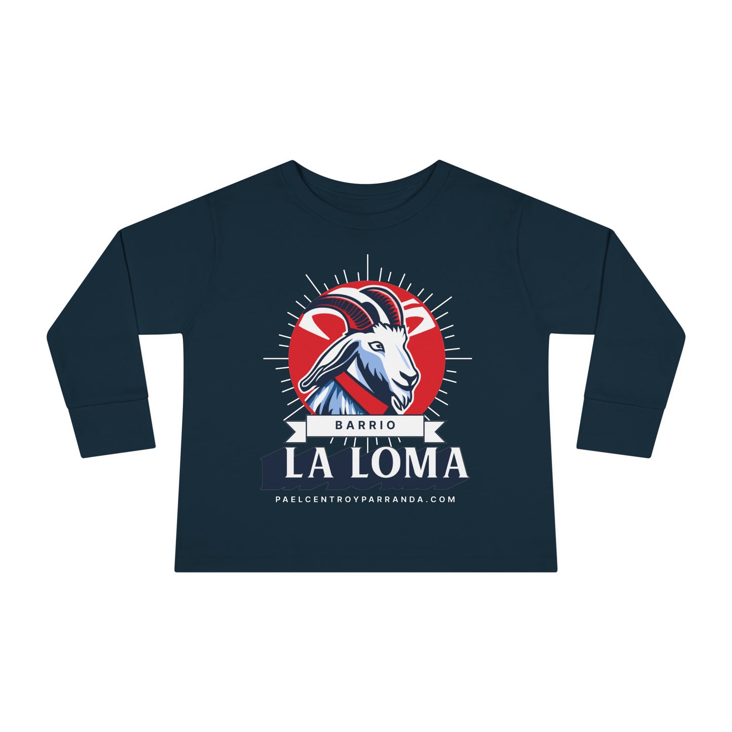 La Loma, Zulueta. Toddler Long Sleeve Tee