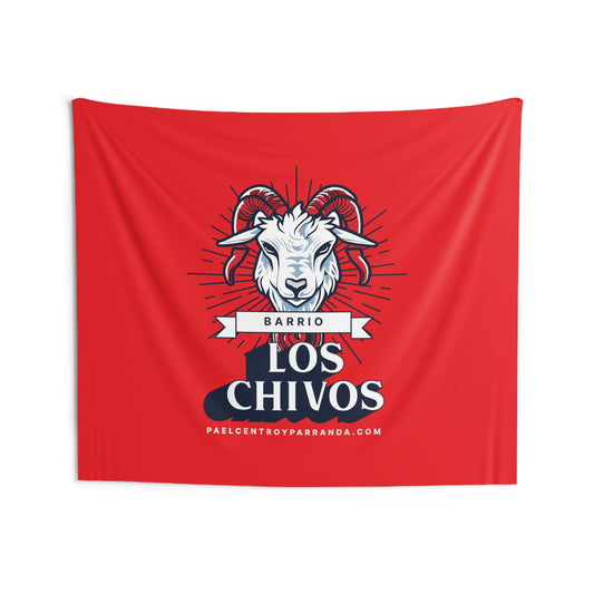 Los Chivos, Calabazar de Sagua. Horizontal Indoor Wall Tapestries