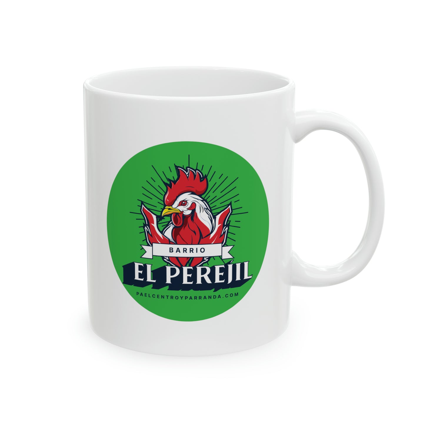 El Perejil, Quemado de Guines. Ceramic Mug, 11oz