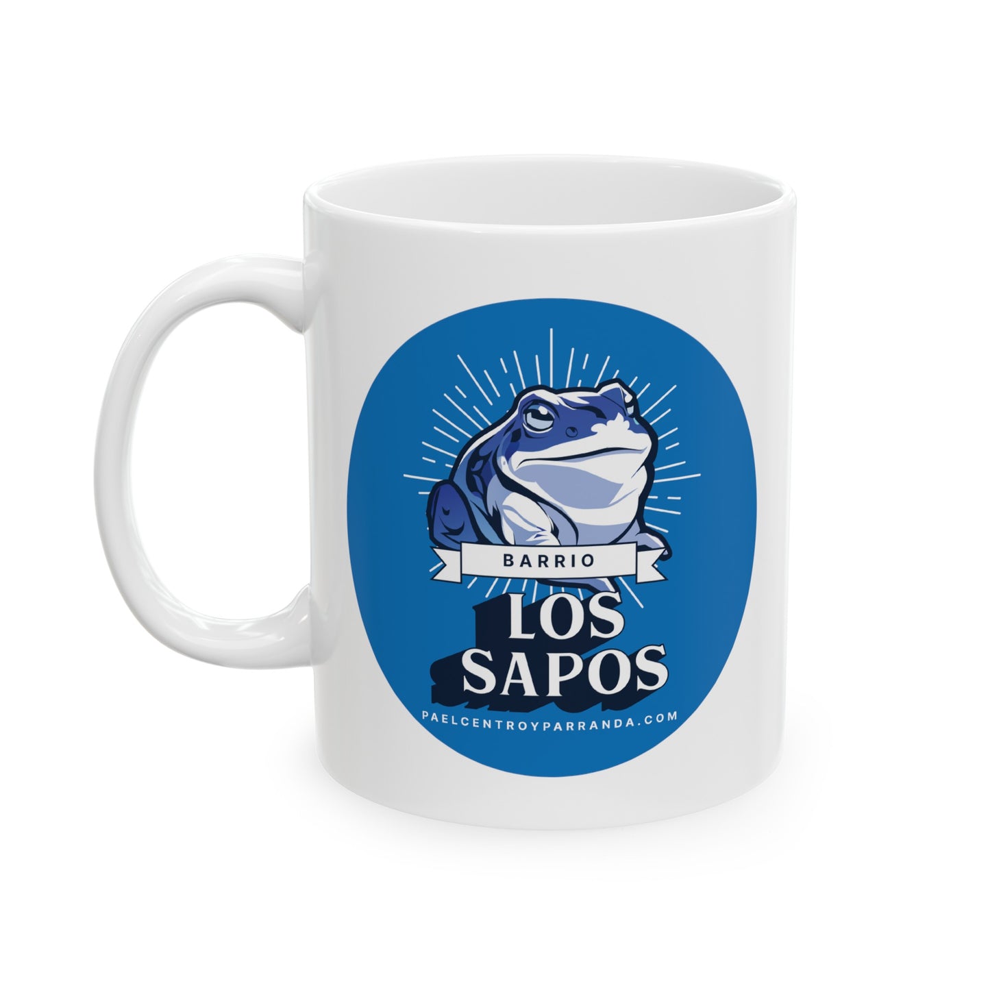 Los Sapos, Encrucijada. Ceramic Mug, 11oz