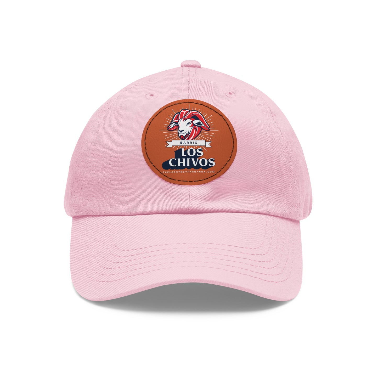 Los Chivos, Encrucijada. Dad Hat with Leather Patch (Round)