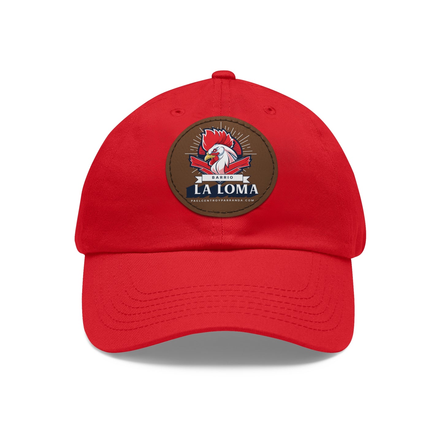 La Loma, Yaguajay. Dad Hat with Leather Patch (Round)