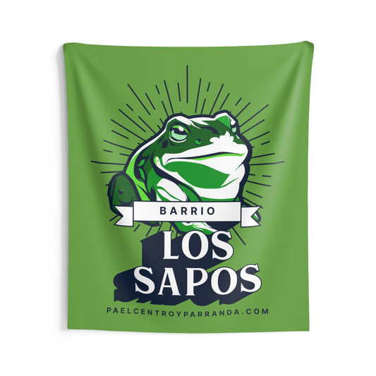 Los Sapos, Calabazar de Sagua. Vertical. Indoor Wall Tapestries