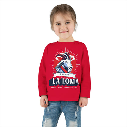 La Loma, Zulueta. Toddler Long Sleeve Tee