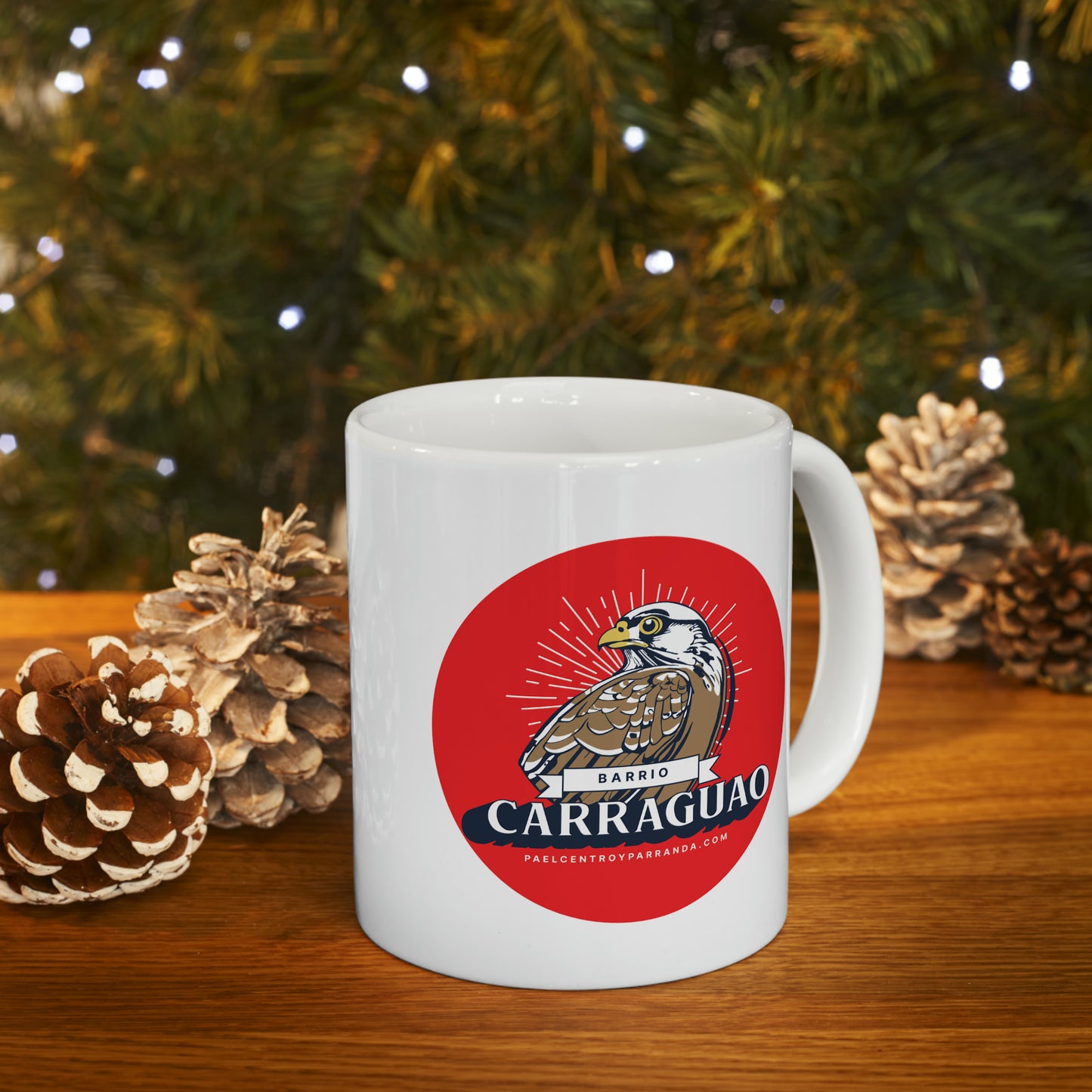 Carraguao, El Santo. Ceramic Mug, 11oz