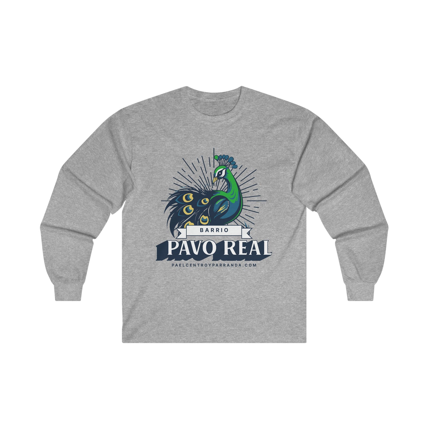 Pavo Real, El Santo. Ultra Cotton Long Sleeve Tee