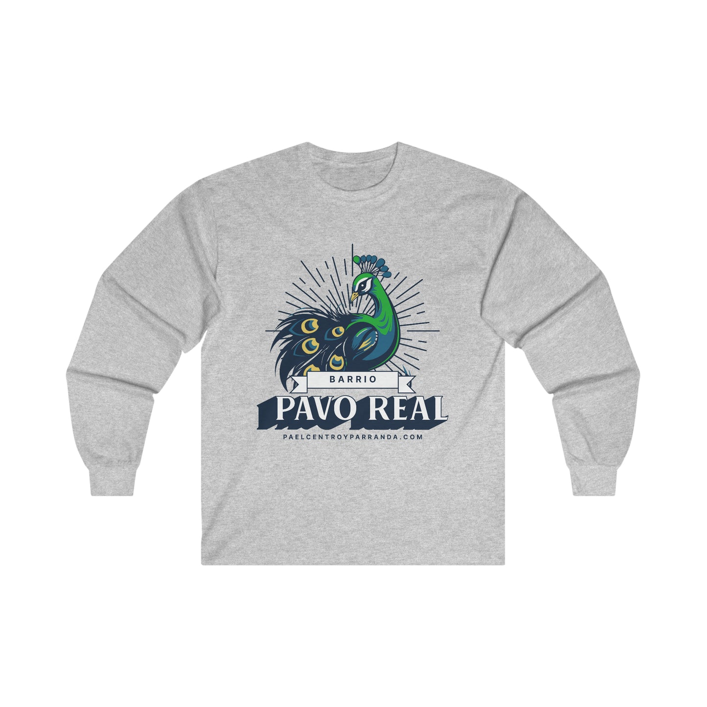 Pavo Real, El Santo. Ultra Cotton Long Sleeve Tee