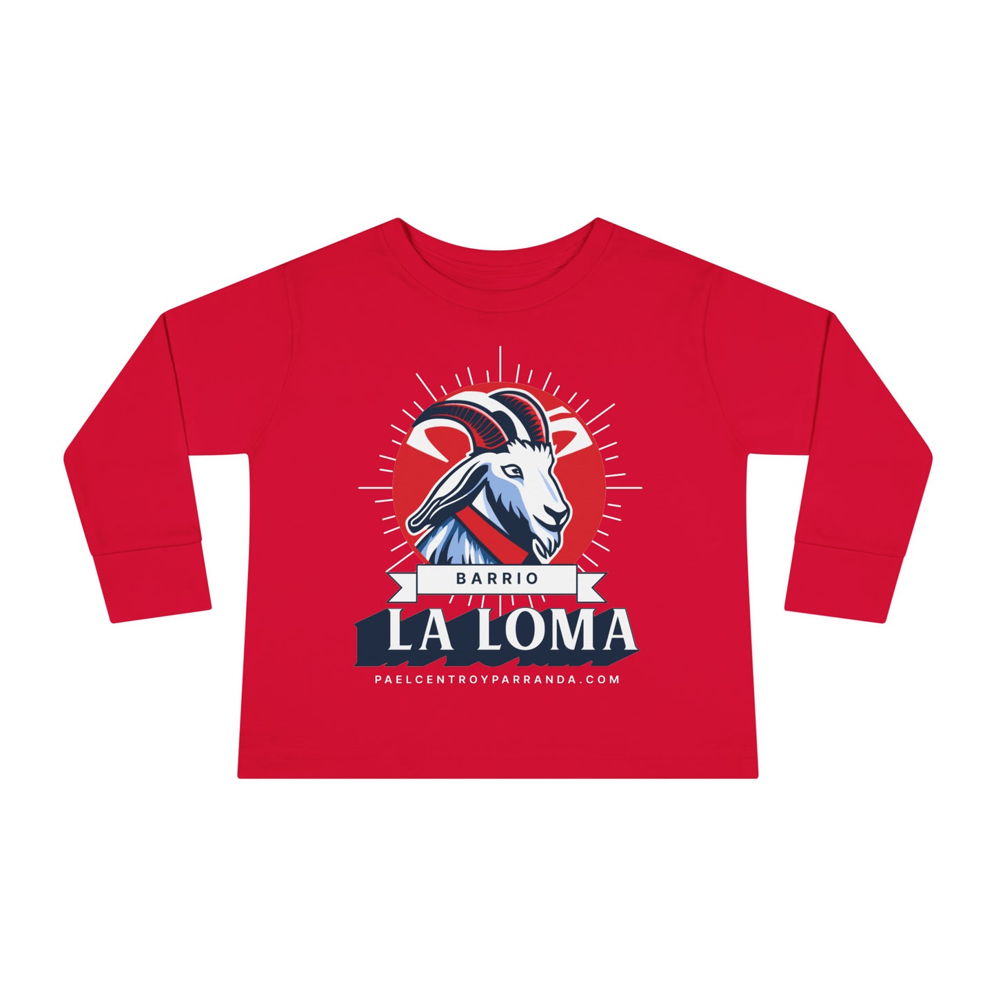 La Loma, Zulueta. Toddler Long Sleeve Tee