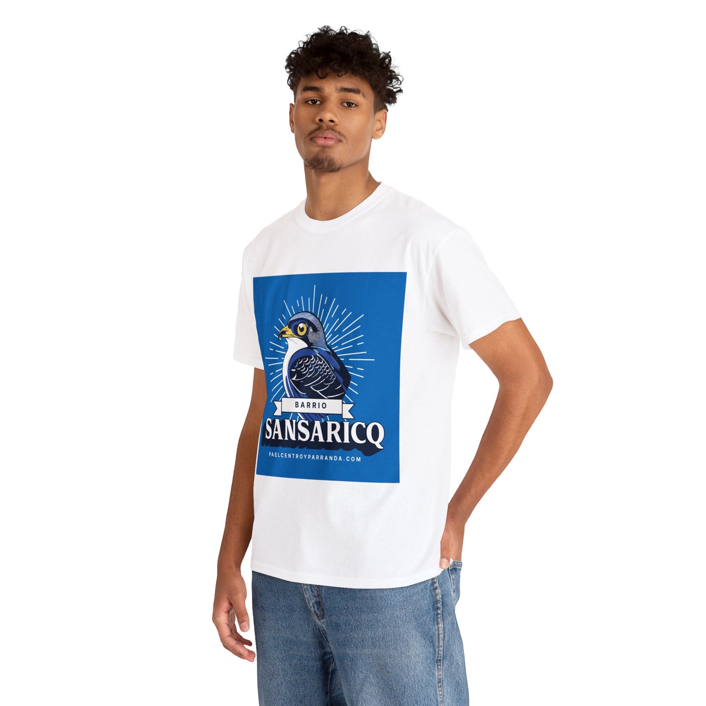 Sansaricq, Yaguajay. Unisex Heavy Cotton Tee