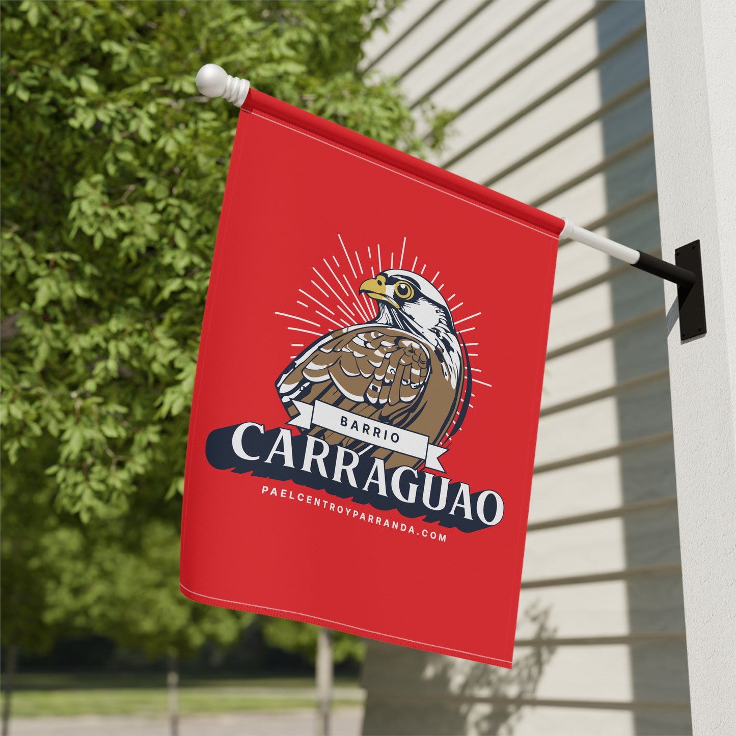 Carraguao, El Santo. Garden & House Banner