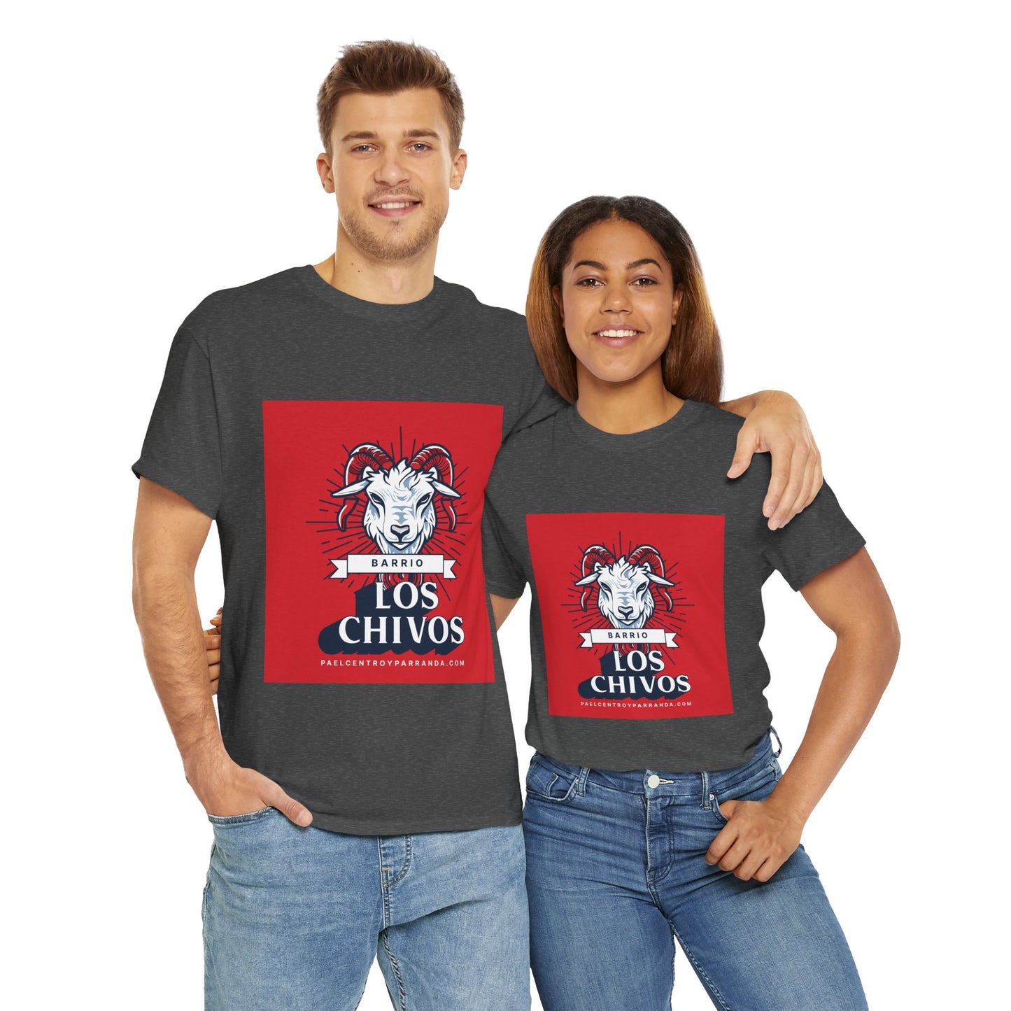 Los Chivos, Calabazar de Sagua. Unisex Heavy Cotton Tee