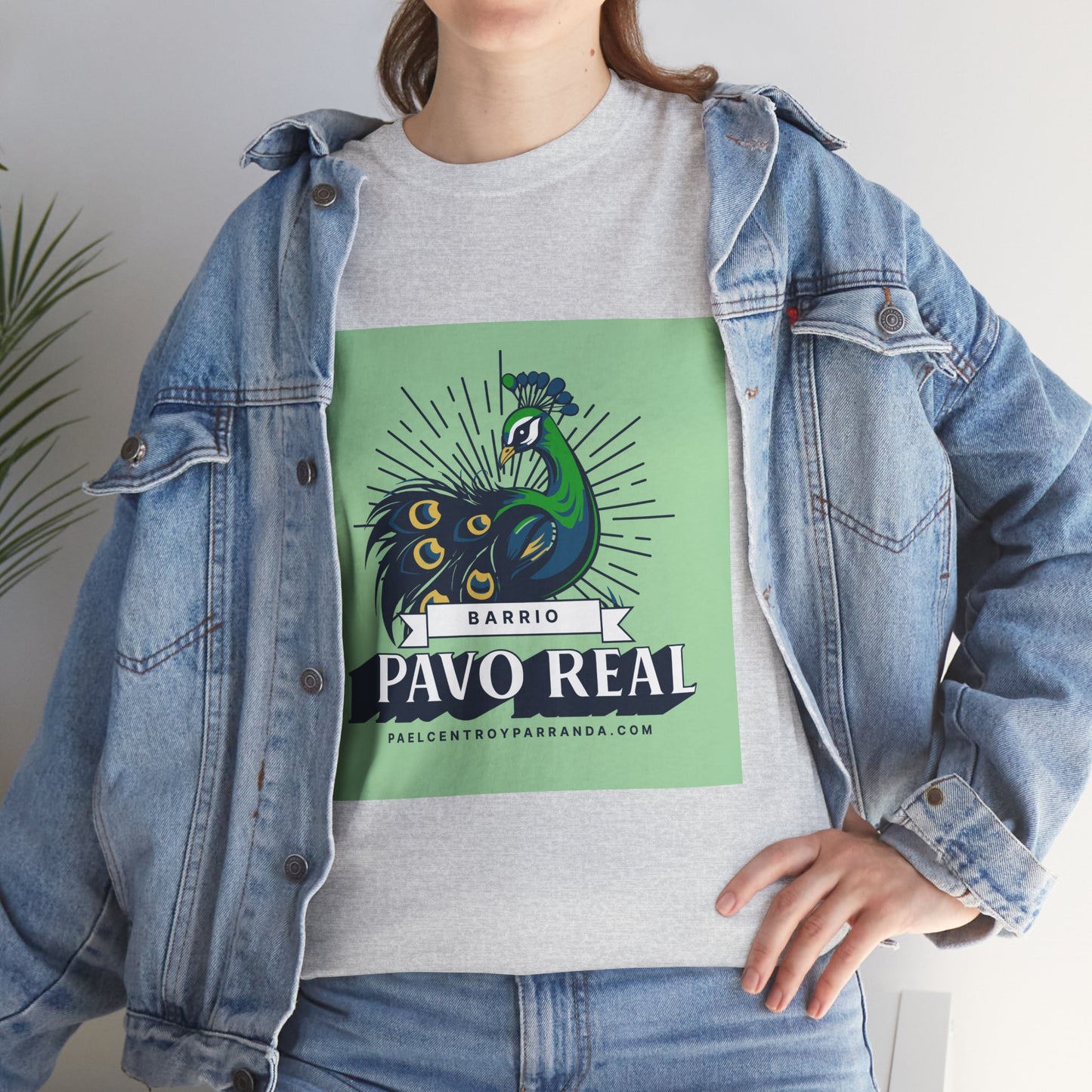 Pavo Real, El Santo. Unisex Heavy Cotton Tee