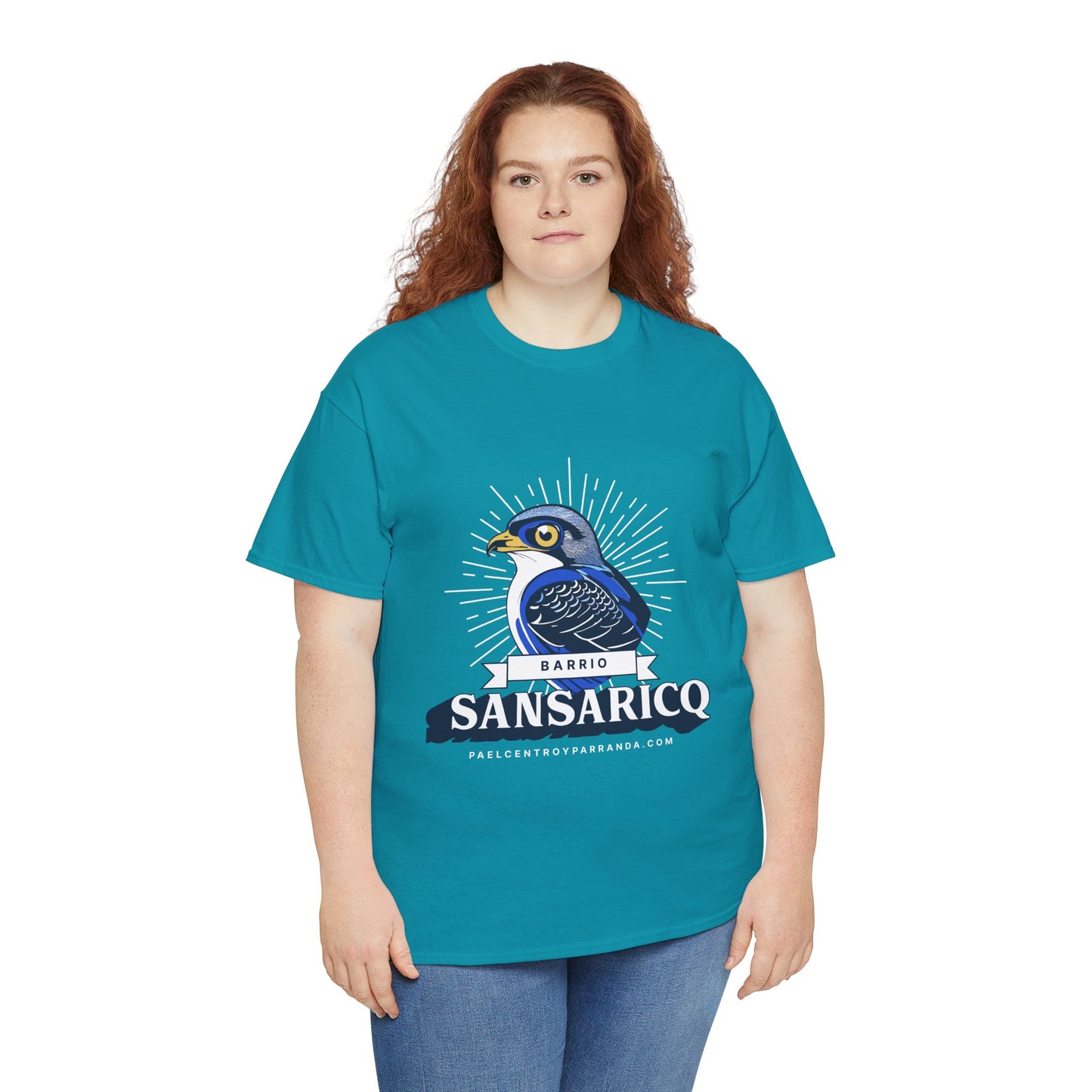 Sansaricq, Yaguajay. Unisex Heavy Cotton Tee