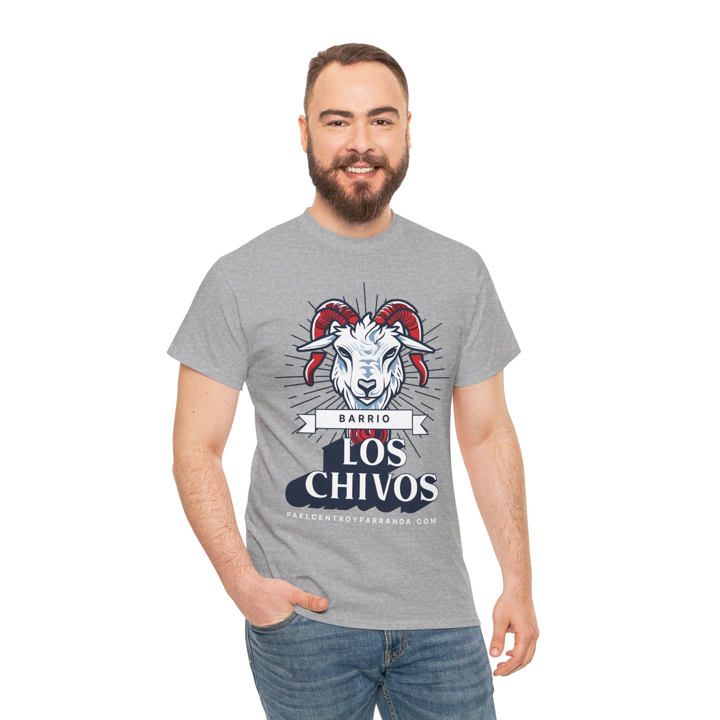 Los Chivos, Calabazar de Sagua. Unisex Heavy Cotton Tee