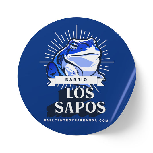 Los Sapos, Encrucijada. Round Sticker Label Rolls