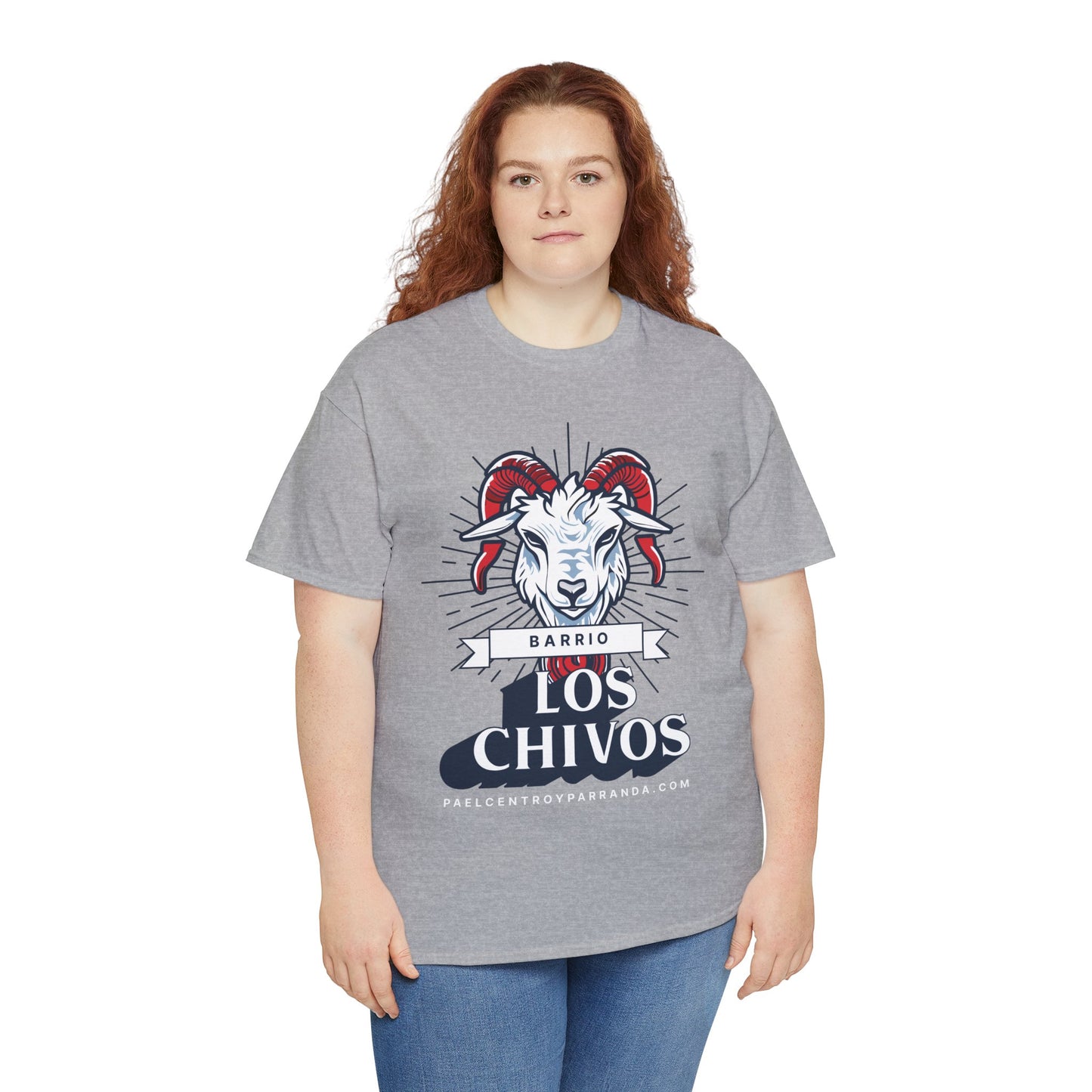 Los Chivos, Calabazar de Sagua. Unisex Heavy Cotton Tee