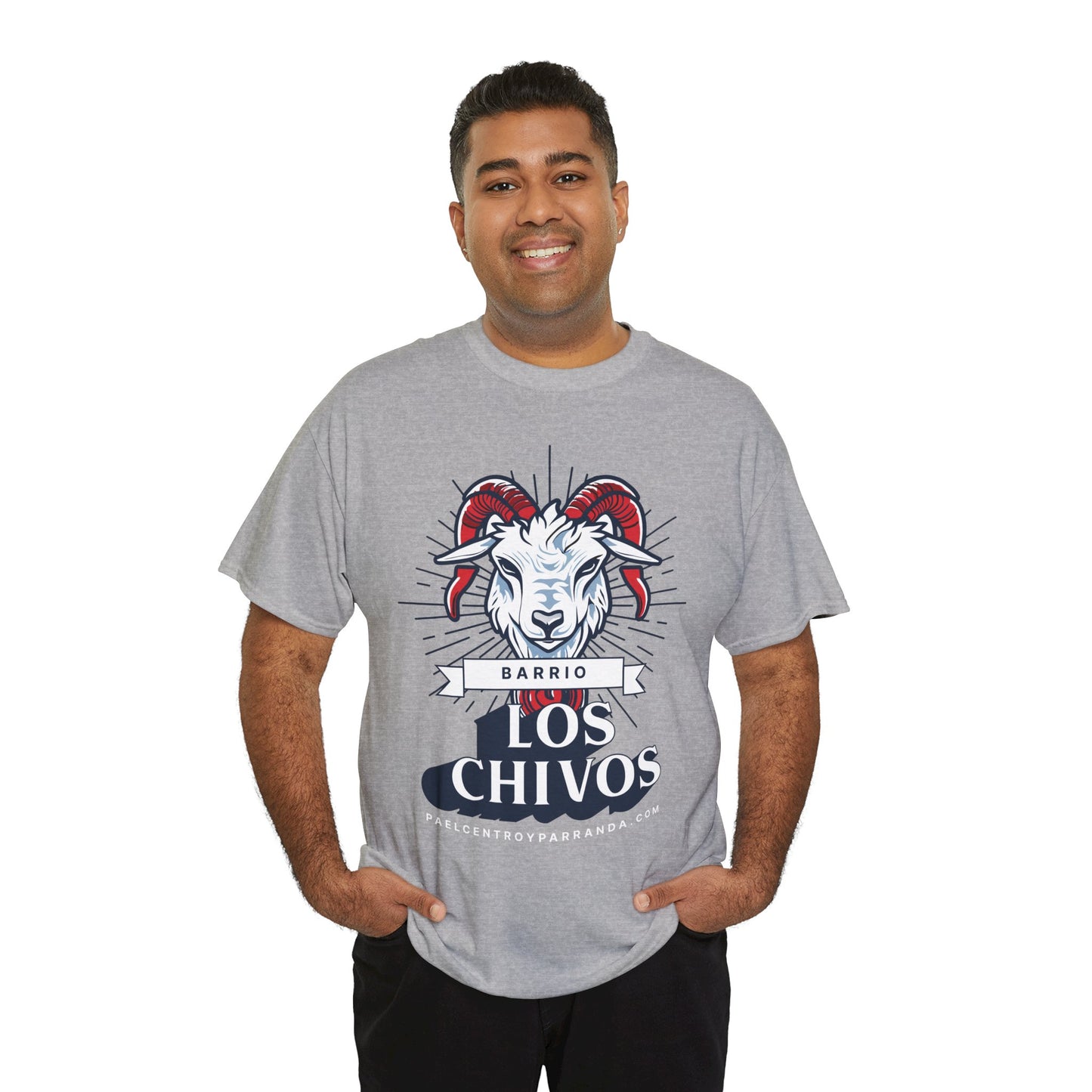 Los Chivos, Calabazar de Sagua. Unisex Heavy Cotton Tee