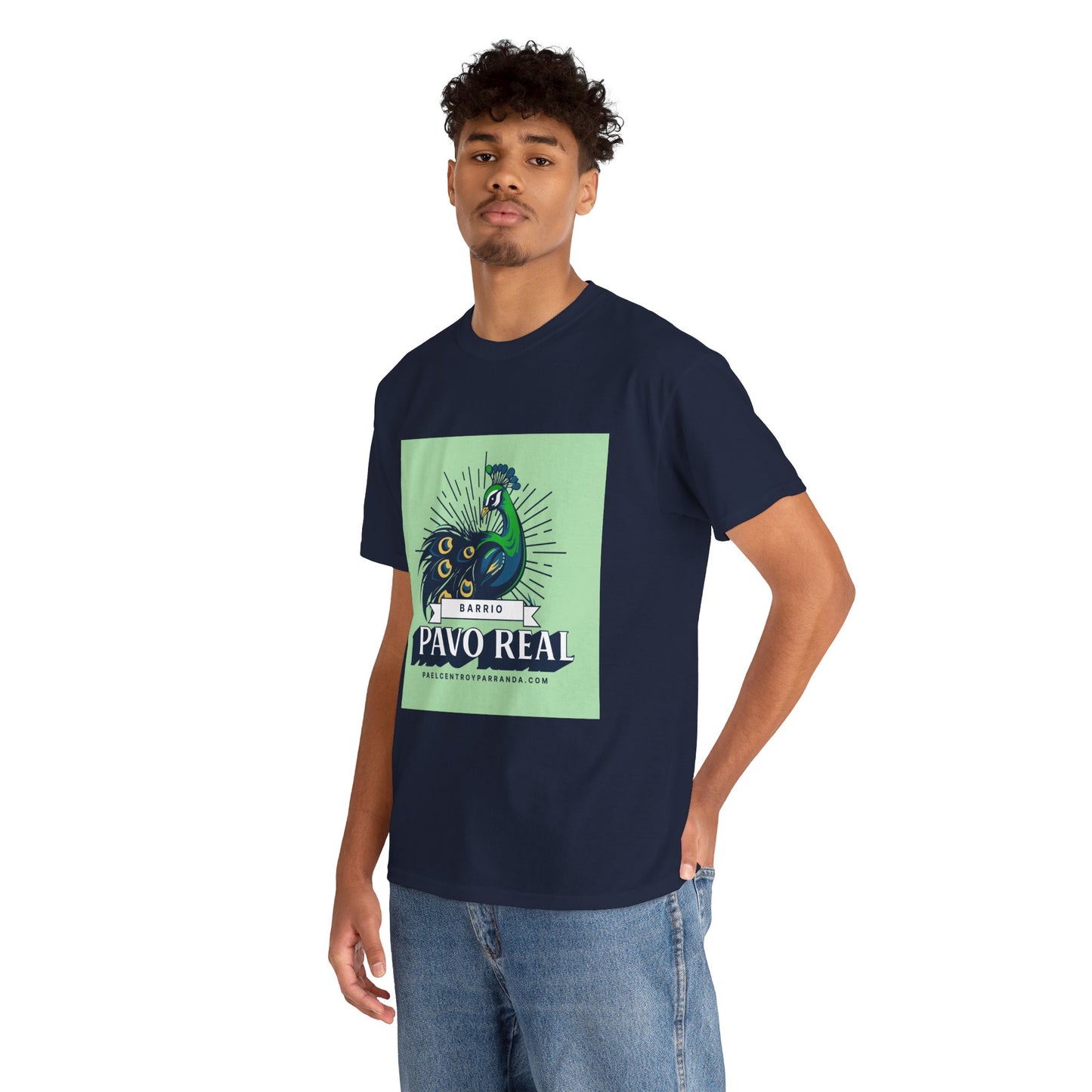 Pavo Real, El Santo. Unisex Heavy Cotton Tee