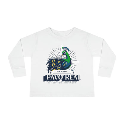 Pavo Real, El Santo. Toddler Long Sleeve Tee