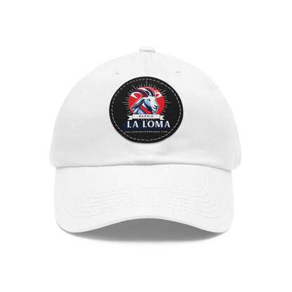 La Loma, Zulueta. Dad Hat with Leather Patch (Round)