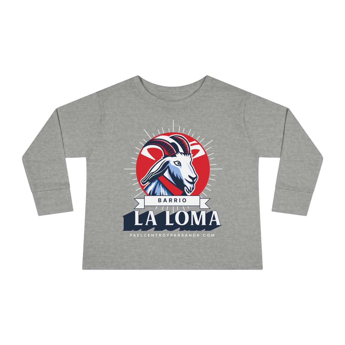 La Loma, Zulueta. Toddler Long Sleeve Tee