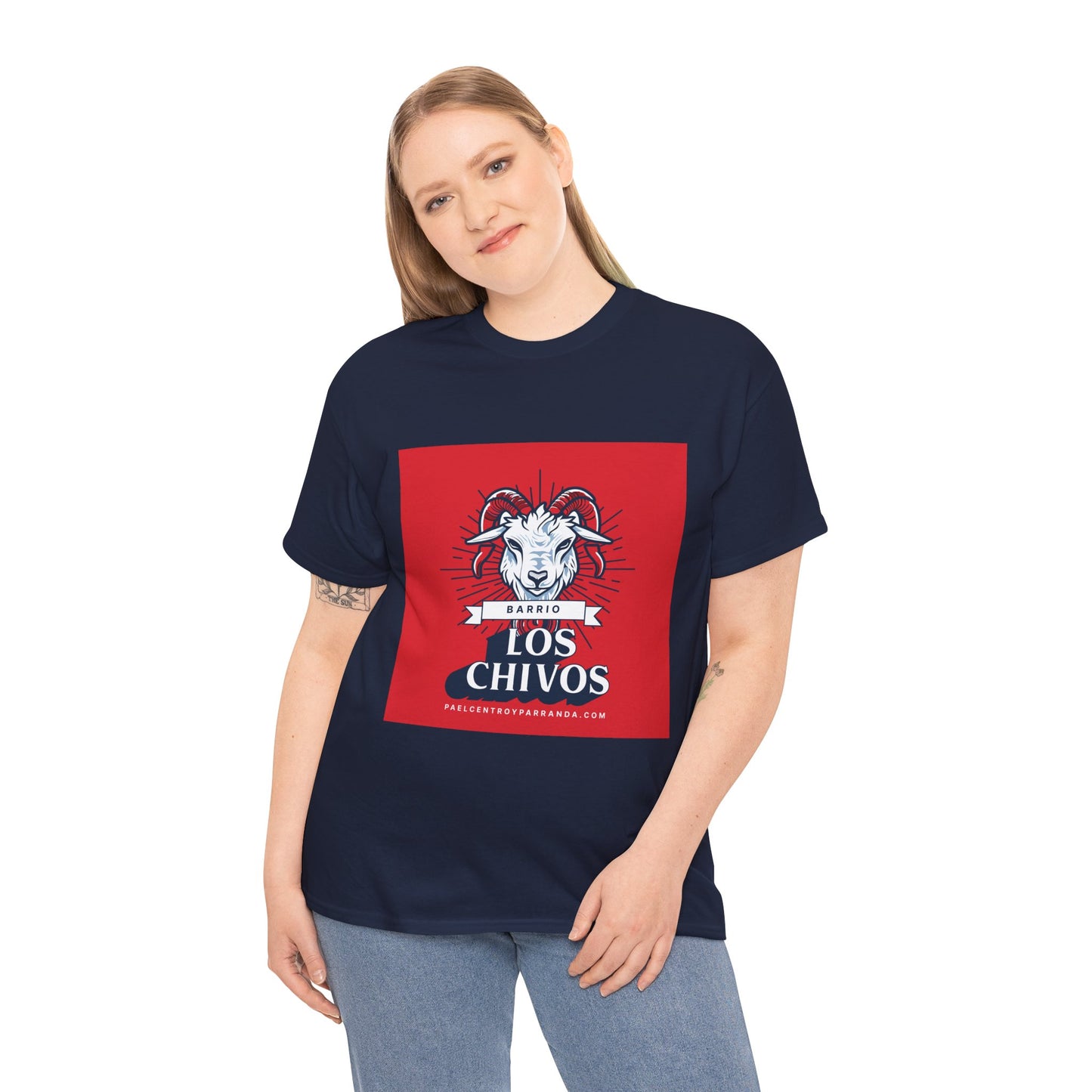 Los Chivos, Calabazar de Sagua. Unisex Heavy Cotton Tee