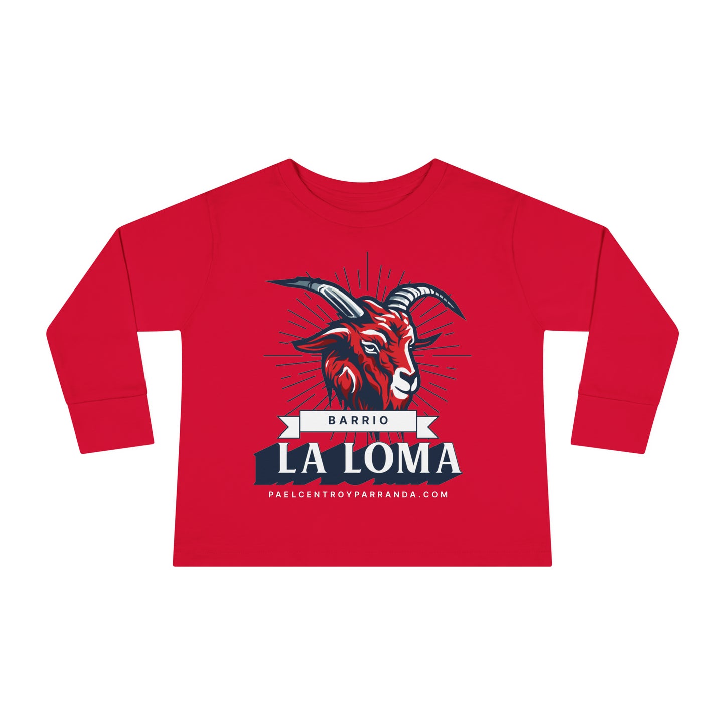 La Loma, Guayos. Toddler Long Sleeve Tee