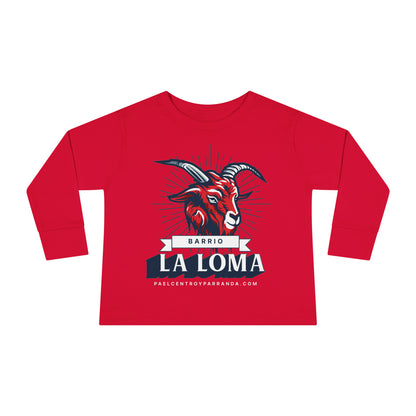 La Loma, Guayos. Toddler Long Sleeve Tee