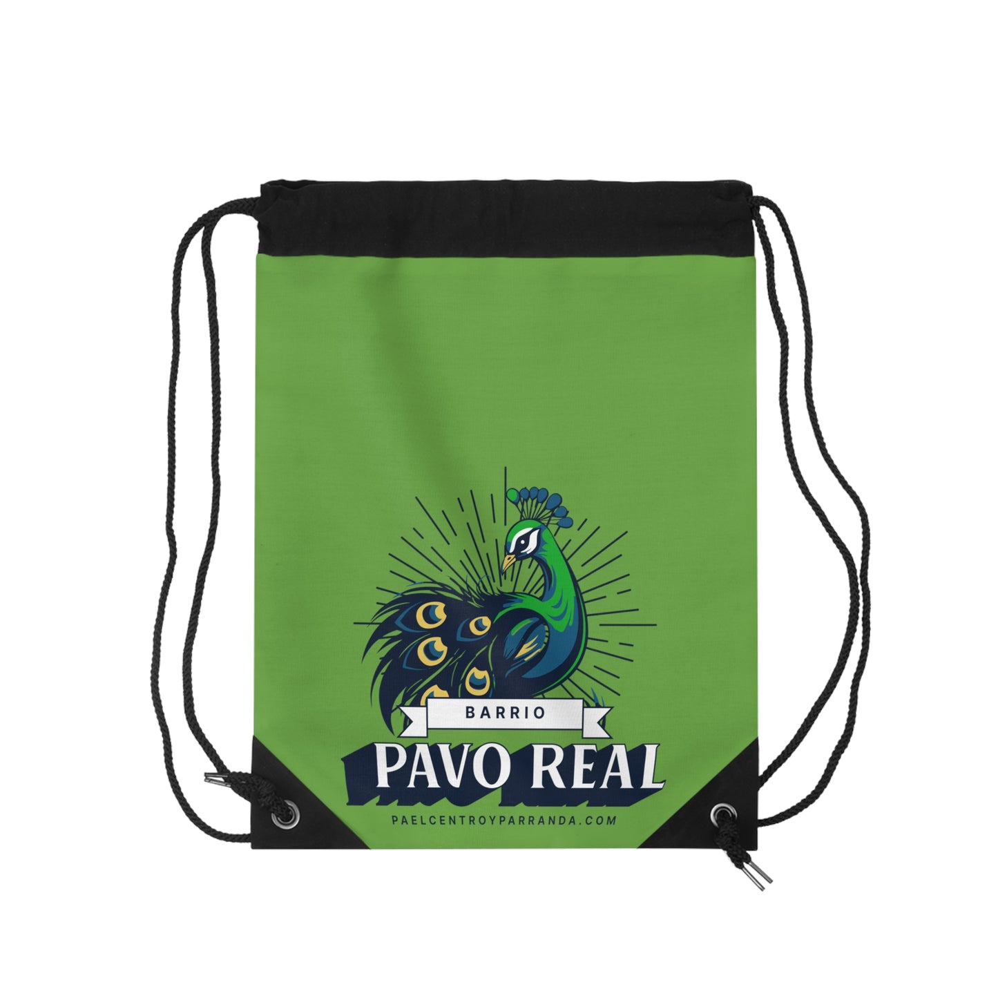 Pavo Real, El Santo. Drawstring Bag