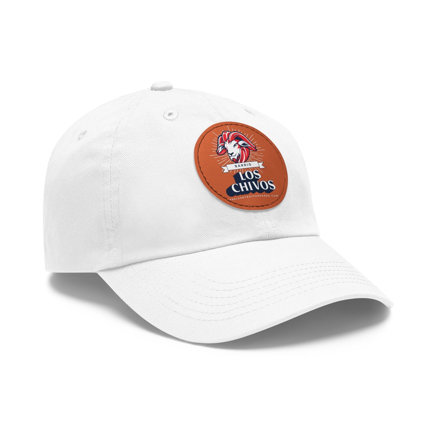 Los Chivos, Encrucijada. Dad Hat with Leather Patch (Round)