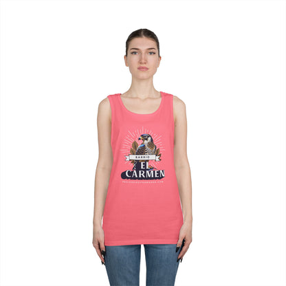 El Carmen, Remedios. Unisex Heavy Cotton Tank Top