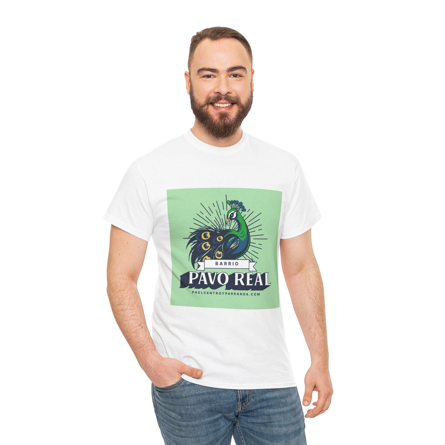 Pavo Real, El Santo. Unisex Heavy Cotton Tee